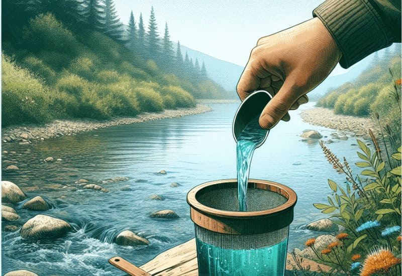 filtering water for wilderness prepardness